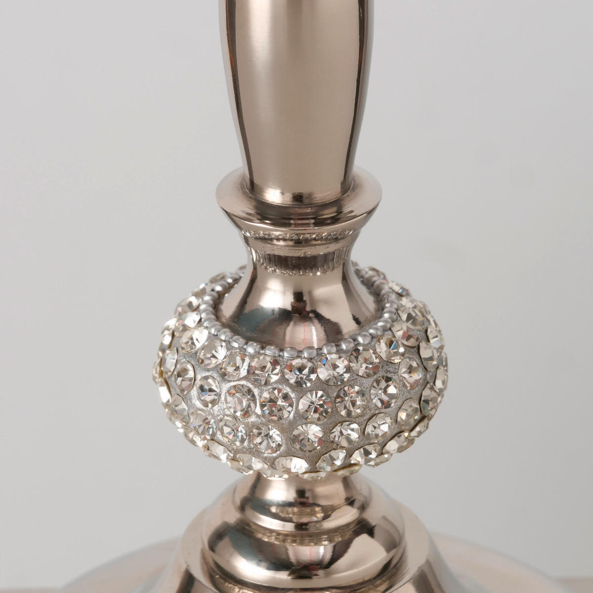 SVEĆNJAK  metal, staklo  - srebrna, Osnovno, staklo/metal (11,5/11,5/21,5cm)