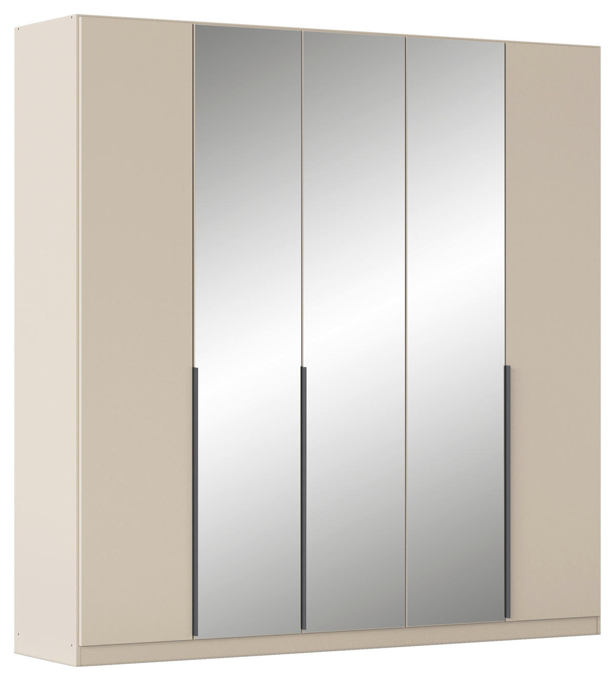DREHTÜRENSCHRANK in Champagner  - Champagner/Grau, Modern, Holzwerkstoff/Metall (226/229/54cm) - Rauch Möbel