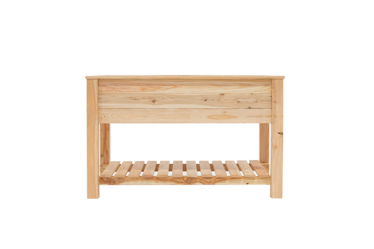 HOCHBEET  - Lärchefarben, KONVENTIONELL, Holz (120/65/75cm) - Ambia Garden