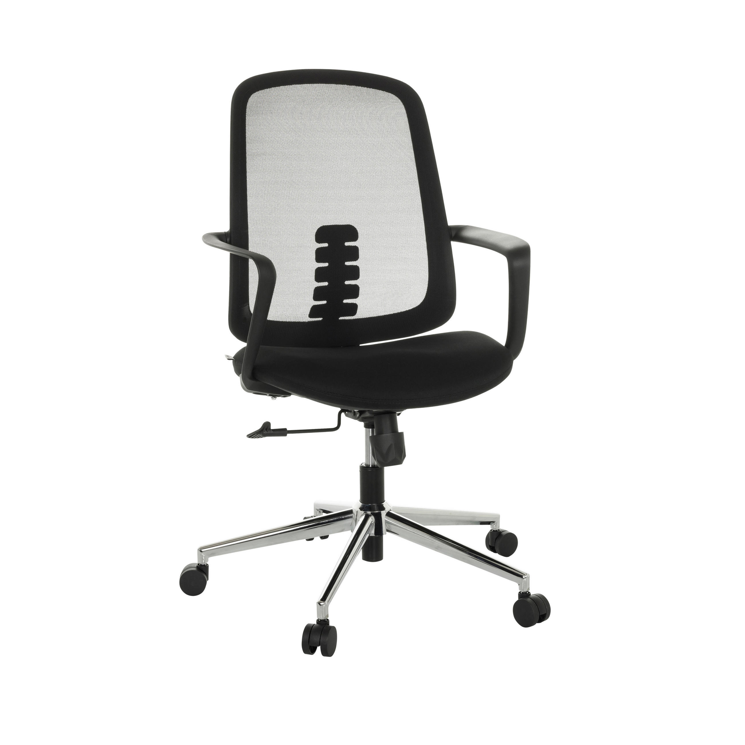 SNURRSTOL  i svart  - svart, Basics, metall/textil (63/100-108/63cm) - MID.YOU