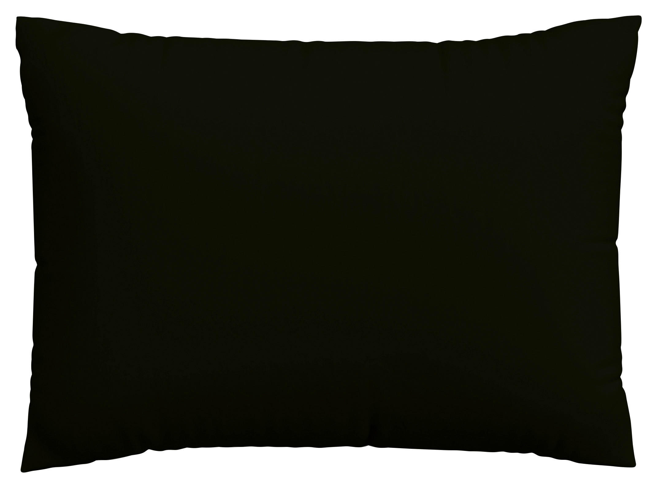 KOPFPOLSTERBEZUG EASY JERSEY 60/80 cm  - Schwarz, Basics, Textil (60/80cm) - Schlafgut