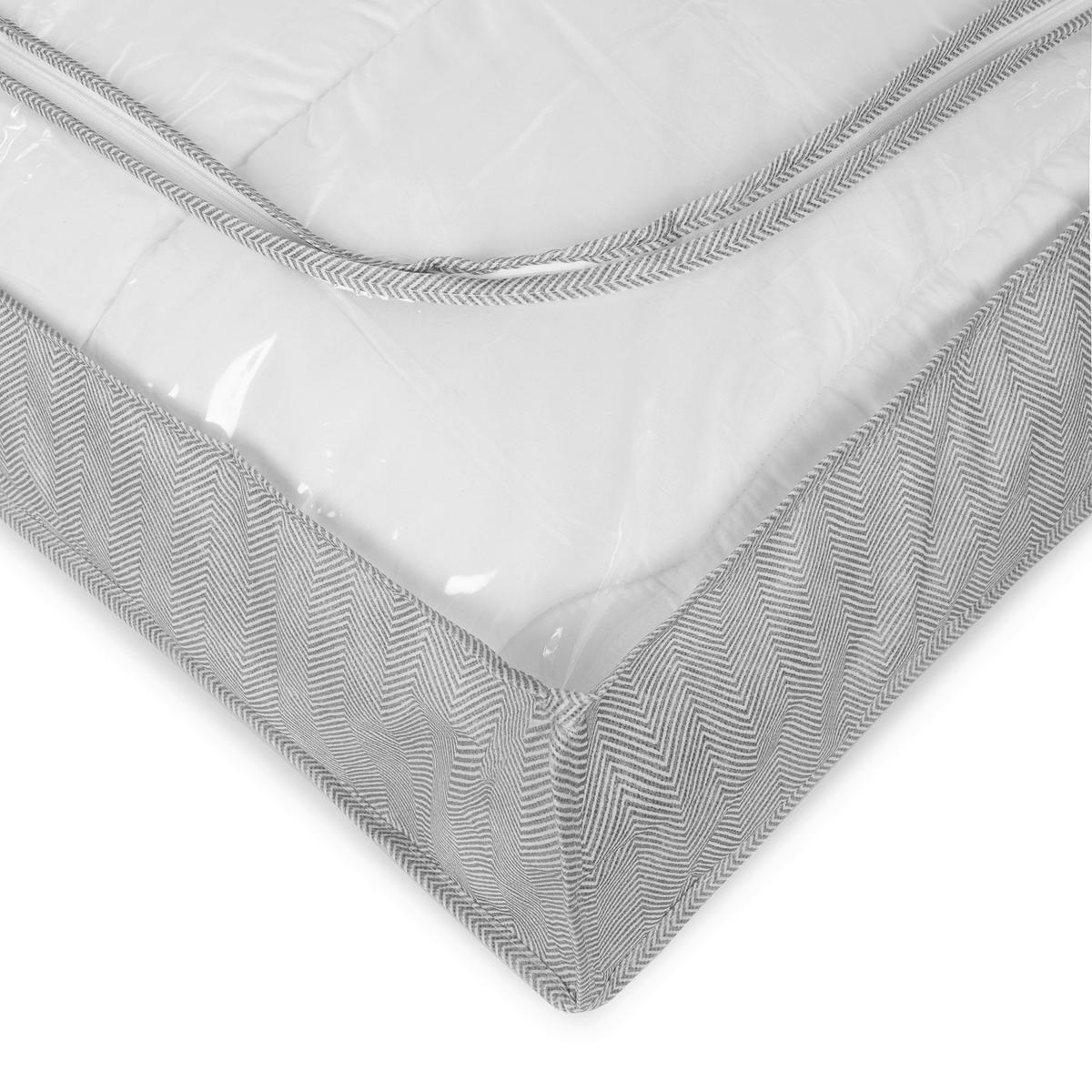 TAŠKA NA USCHOVÁNÍ - světle šedá, Basics, textil (107/46/16cm)