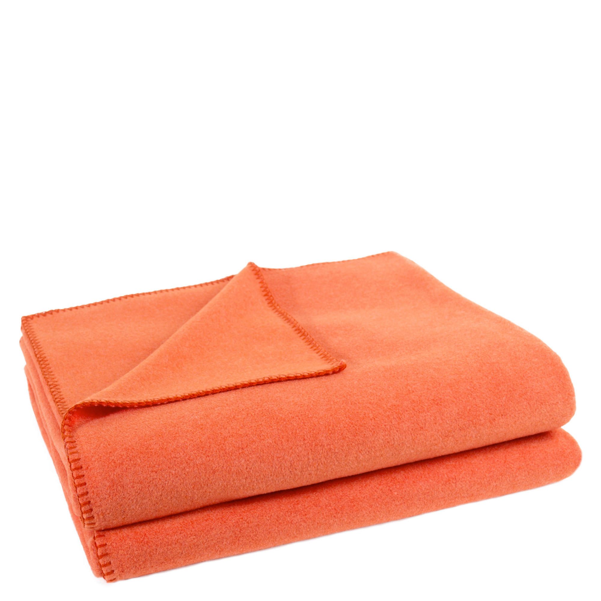 FLEECEDECKE Soft-Fleece 160/200 cm  - Orange, Basics, Textil (160/200cm) - Zoeppritz