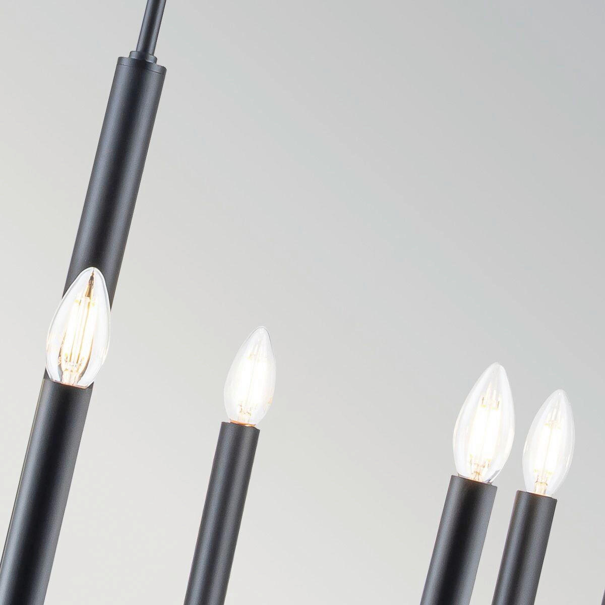 KRONLEUCHTER Generation Lighting (Feiss) 64,5/75,9 cm  - Schwarz, Design, Textil/Metall (64,5/75,9cm) - Elstead Lighting