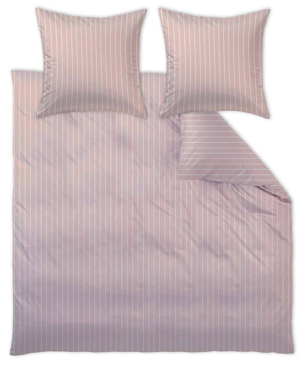 POSTELJNINA Belluno 200/200 cm damast peščene barve  - peščene barve, Konvencionalno, tekstil (200/200cm) - Curt Bauer