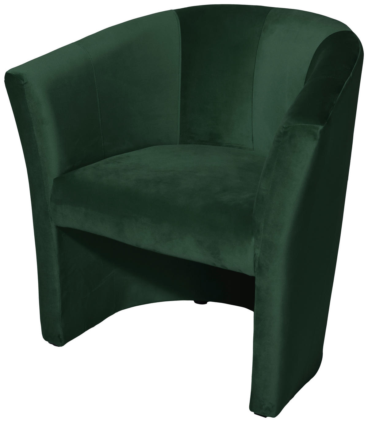COCKTAILSESSEL - Schwarz/Grün, Design, Kunststoff/Textil (75/76/65cm) - MID.YOU