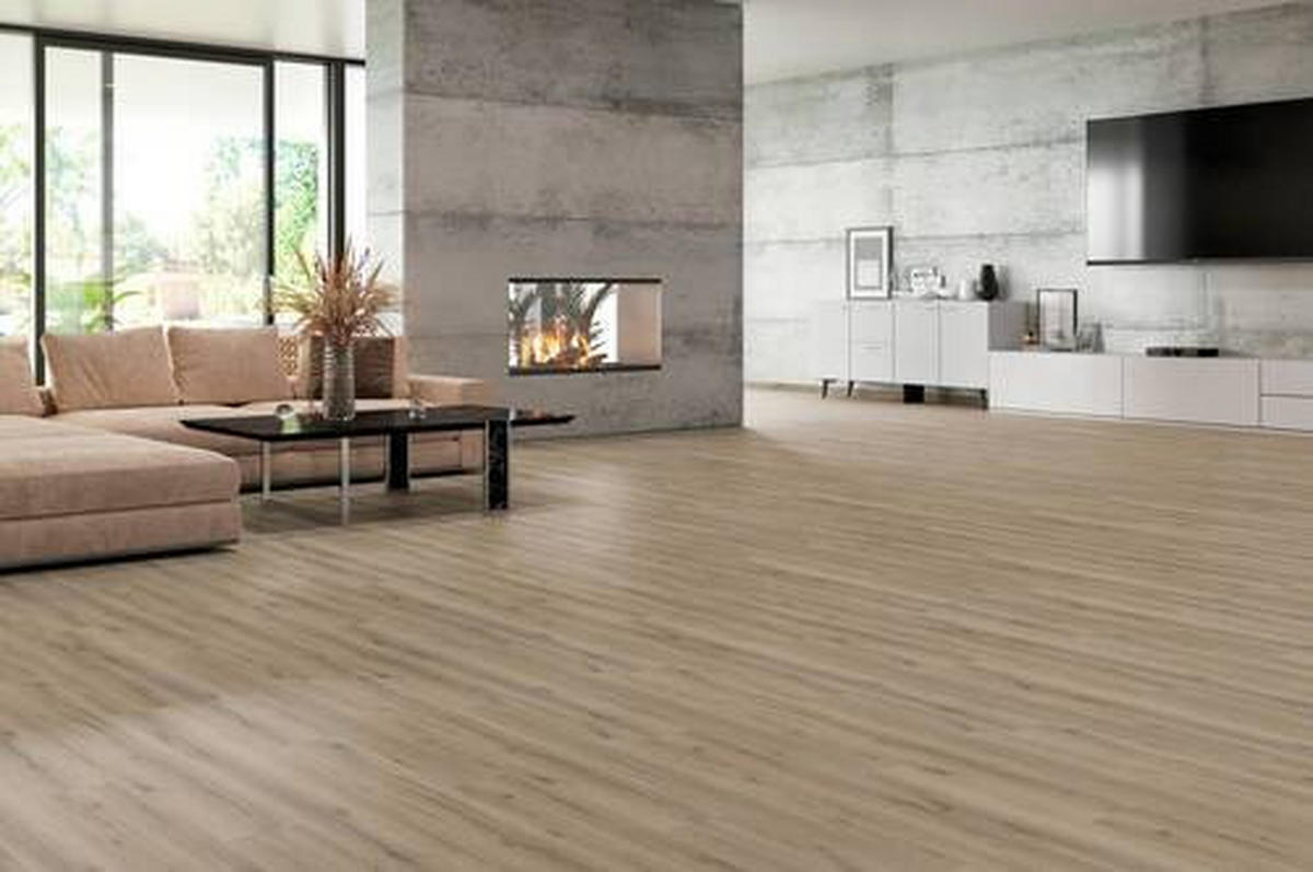 VINYLBODEN Novo Eiche Victoria 100002301  per  m² - Eichefarben, Design, Holzwerkstoff (120,5/21,0/0,98cm) - Tilo