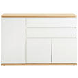 SIDEBOARD in 139/93/42 cm - Schwarz/Weiß, MODERN, Holzwerkstoff/Kunststoff (139/93/42cm) - Xora