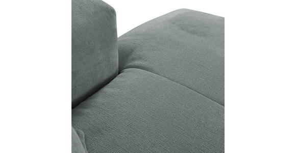 ECKSOFA in Chenille Hellblau  - Schwarz/Hellblau, Design, Kunststoff/Textil (280/175cm) - Landscape