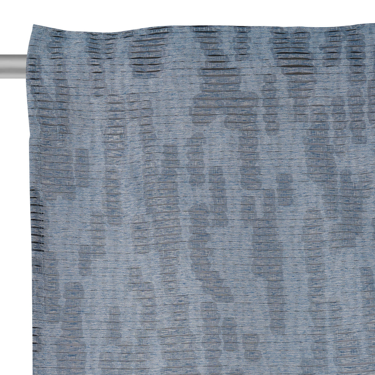 FERTIGVORHANG  halbtransparent   140/245 cm  - Blau, KONVENTIONELL, Textil (140/245cm) - Esposa