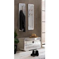 GARDEROBE 3-teilig  in 85/155/40 cm  - Silberfarben, Design, Holz/Holzwerkstoff (85/155/40cm) - MID.YOU