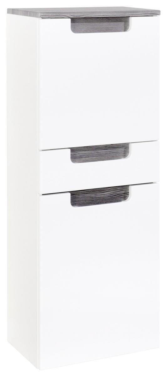 UNTERSCHRANK in   - Weiss/Silbereichenfarben, Modern, Holzwerkstoff (40/105/27cm) - Held