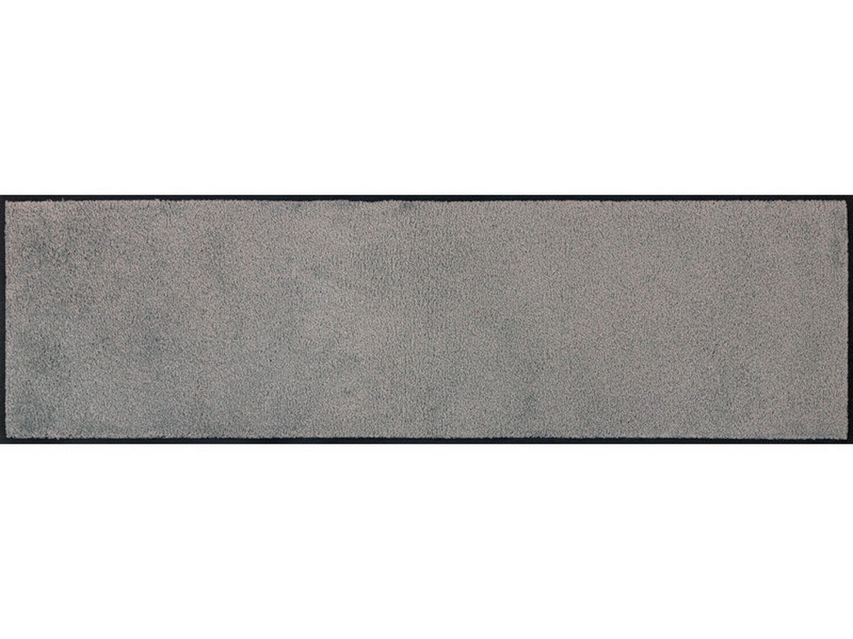 LÄUFER 35/120 cm wash+dry  - Grau, KONVENTIONELL, Kunststoff/Textil (35/120cm) - wash+dry