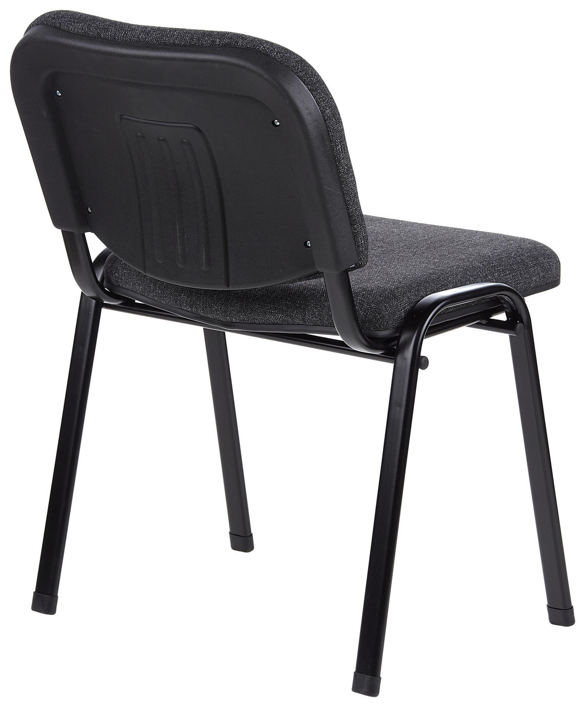 BESUCHERSTUHL Anthrazit, Schwarz  - Anthrazit/Schwarz, Basics, Textil/Metall (58/84/41cm) - MID.YOU