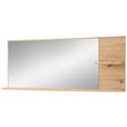 GARDEROBE 208/202/38 cm  - Weiß/Eiche Artisan, Design, Glas/Holzwerkstoff (208/202/38cm) - Xora