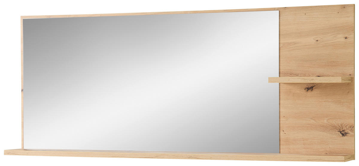 PŘEDSÍŇOVÁ STĚNA, bílá, dub artisan, 208/202/38 cm - bílá/dub artisan, Design, kompozitní dřevo/sklo (208/202/38cm) - Xora