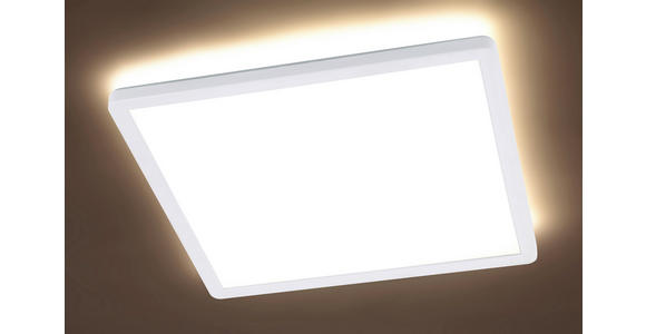 LED-DECKENLEUCHTE Giga 29,3/29,3/2,8 cm  - Weiß, Basics, Kunststoff (29,3/29,3/2,8cm) - Novel