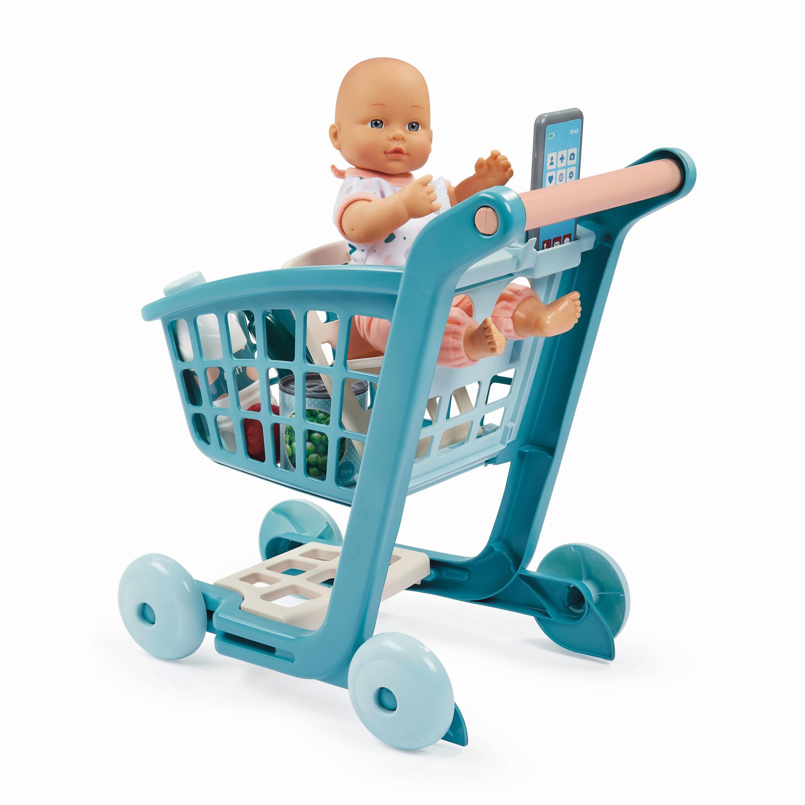 KINDEREINKAUFSWAGEN  - Multicolor, Basics, Kunststoff (41,5/29/41,5cm) - Simba