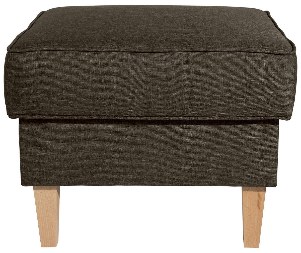 HOCKER in Textil Sahara  - Buchefarben/Sahara, Design, Holz/Textil (53/45/53cm) - Max Winzer