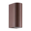 AUßENWANDLEUCHTE 6,6/9,2/16,2 cm   - Rostfarben, Design, Metall (6,6/9,2/16,2cm) - Nordlux
