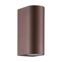 AUßENWANDLEUCHTE 6,6/9,2/16,2 cm   - Rostfarben, Design, Metall (6,6/9,2/16,2cm) - Nordlux
