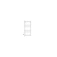 HÄNGESCHRANK 30/64/20 cm - Alufarben/Weiß, KONVENTIONELL, Holzwerkstoff/Metall (30/64/20cm) - Xora