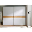 SCHWEBETÜRENSCHRANK  in Eichefarben, Hellgrau  - Eichefarben/Hellgrau, Design, Holz/Holzwerkstoff (270/225,5/60cm) - Xora