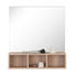 SPIEGEL - Eichefarben, Design, Glas/Holzwerkstoff (70/65/15,5cm) - XORA