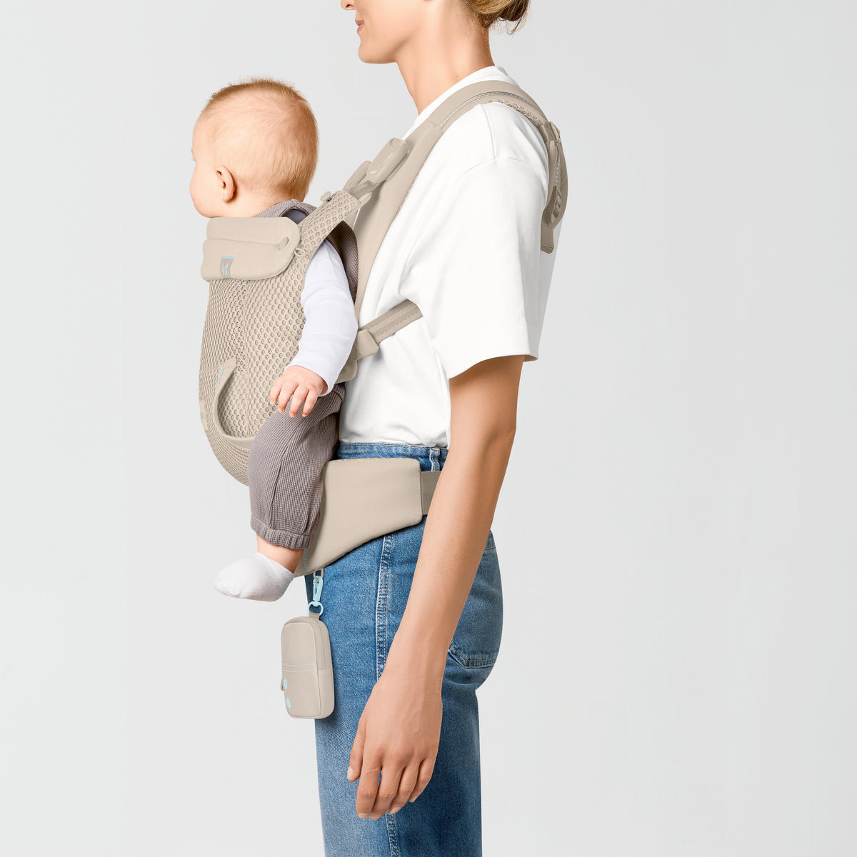 BABYTRAGE Laya  - Beige, Basics, Textil (50/60cm) - Cybex