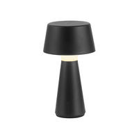 NAMIZNA SVETILKA ZA POLNJENJE     16/16/28,9 cm          - črna, Trend, umetna masa (16/16/28,9cm)