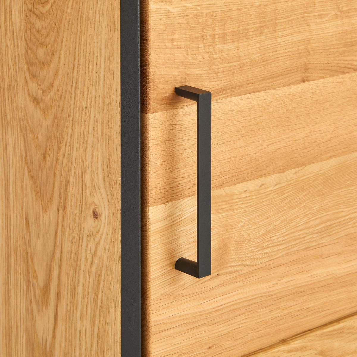 ANSTELLCONTAINER 43/75/80 cm  - Eichefarben/Anthrazit, Natur, Holz/Holzwerkstoff (43/75/80cm) - Linea Natura