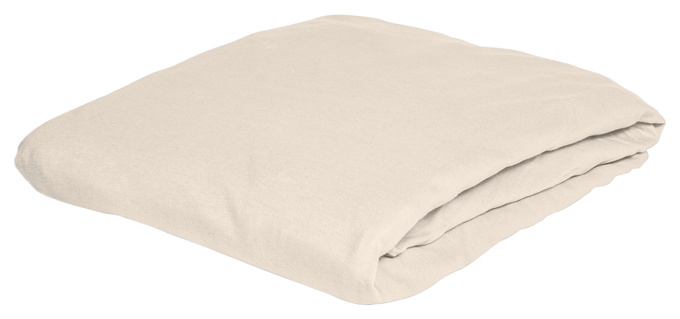 SPANNBETTTUCH Jersey  - Creme, KONVENTIONELL, Textil (190/200cm) - Irisette