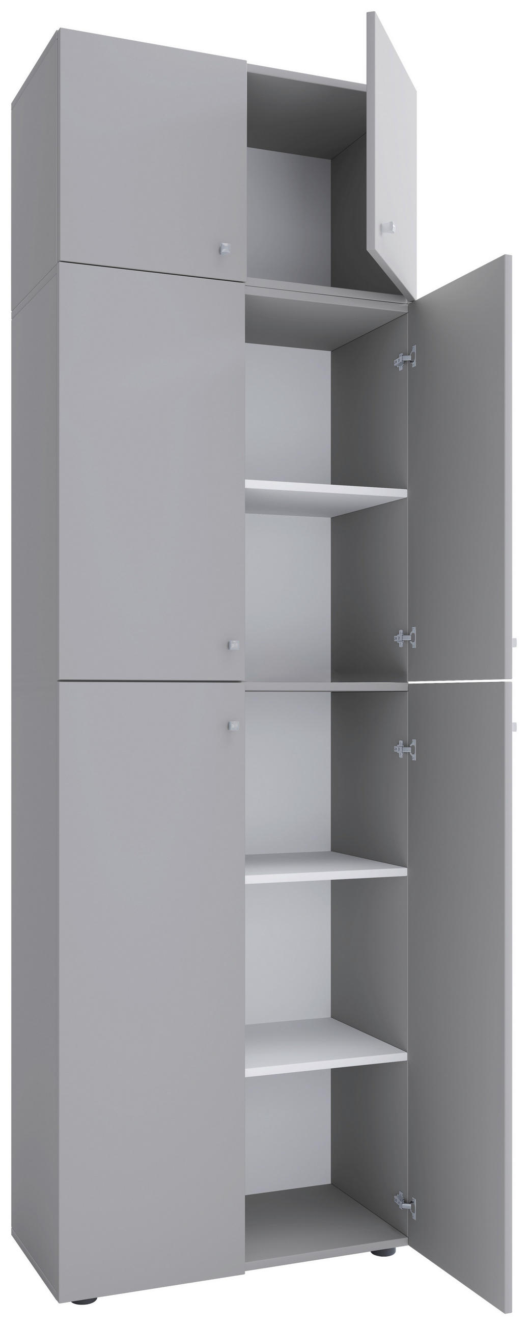 AKTENSCHRANK Grau  - Grau, MODERN, Holzwerkstoff (70/223/39cm) - MID.YOU