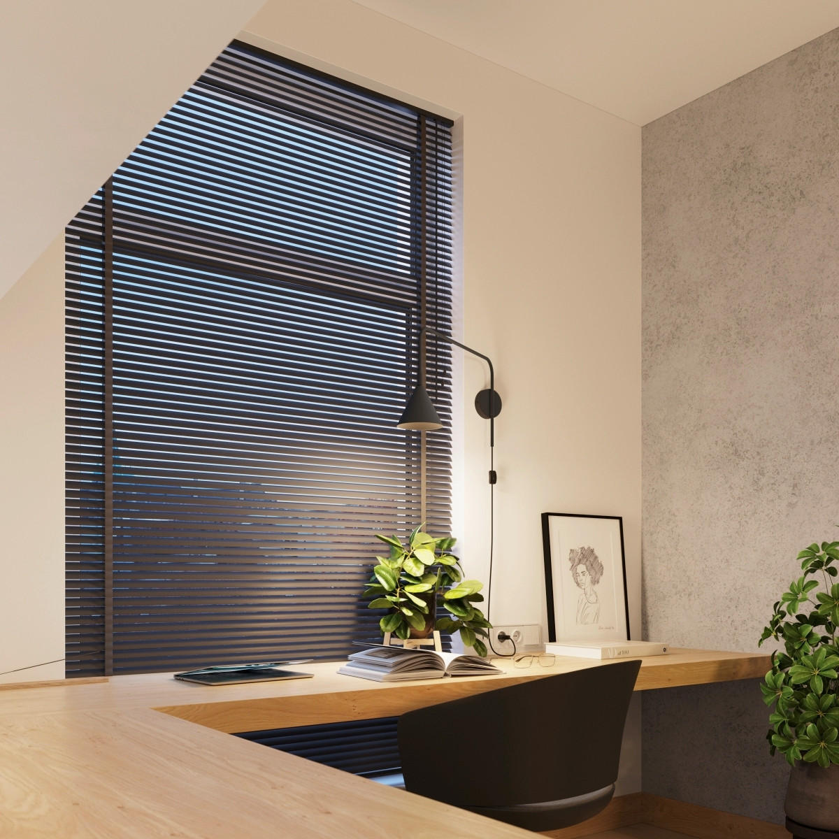 WANDLEUCHTE Nox 14/61/30 cm  - Schwarz, KONVENTIONELL, Metall (14/61/30cm)