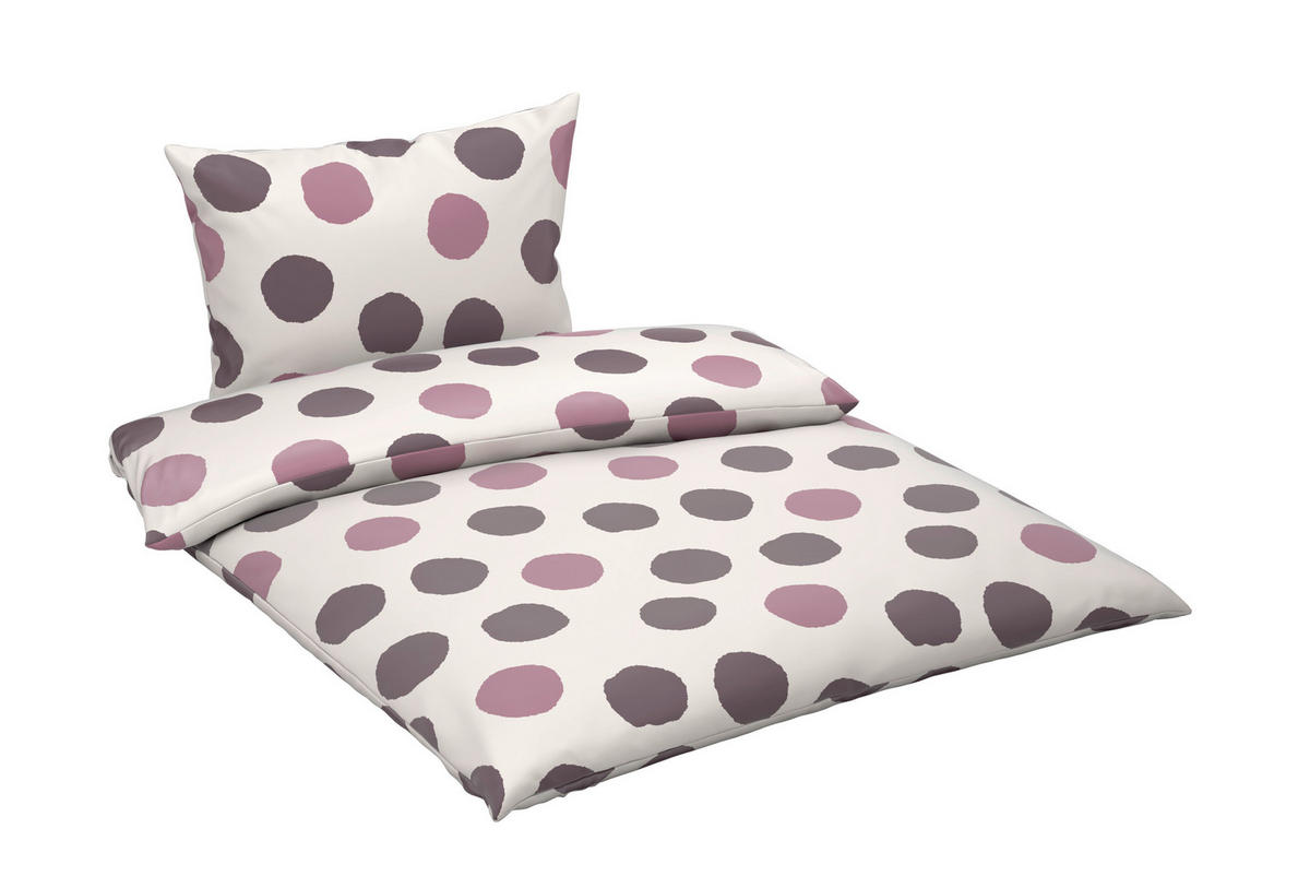 BETTWÄSCHE Satin 140/200 cm  - Lila, Textil (140/200cm) - Esposa