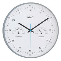 WANDUHR  Grau 30,0 cm  - Grau, Basics, Kunststoff (30,0cm)