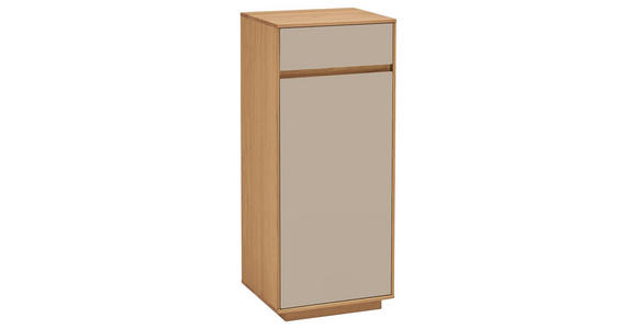 KOMMODE 44/103/37 cm  - Sandfarben/Eiche Bianco, Design, Holz/Holzwerkstoff (44/103/37cm) - Novel