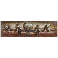 SLIKA METALNA    50/180 cm        - smeđa, Basics, metal (50/180cm) - Monee