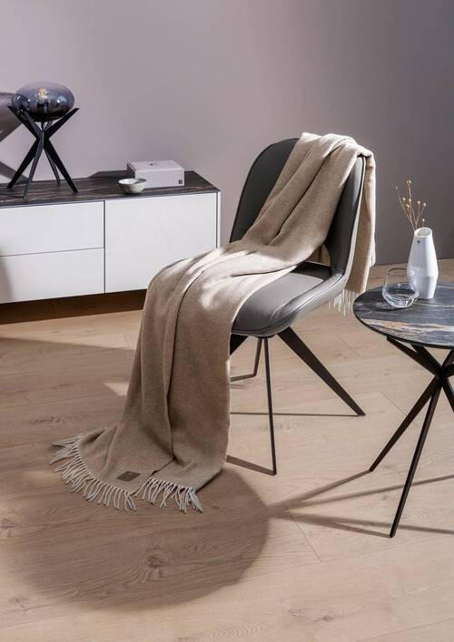 PLAID Noble 140/200 cm  - Naturfarben, Basics, Textil (140/200cm) - Joop!