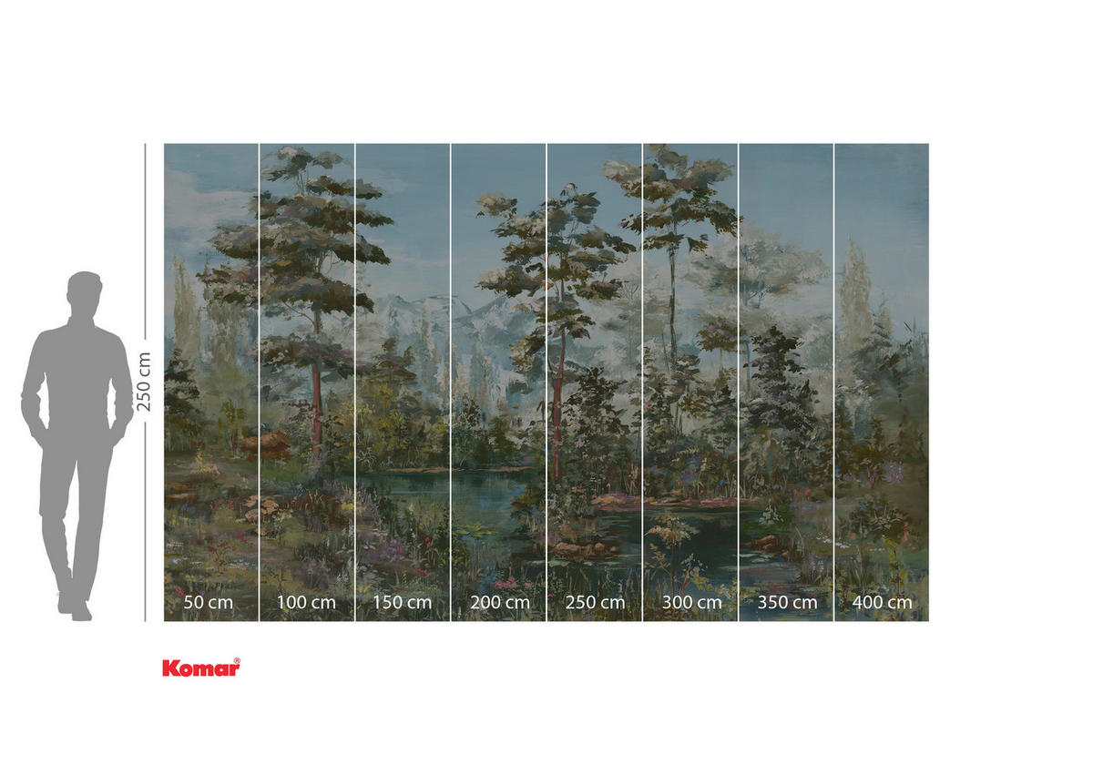 VLIESTAPETE - Multicolor, Basics (400/250cm) - Komar