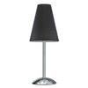 TISCHLEUCHTE 20/54 cm   - Chromfarben/Schwarz, KONVENTIONELL, Textil/Metall (20/54cm)