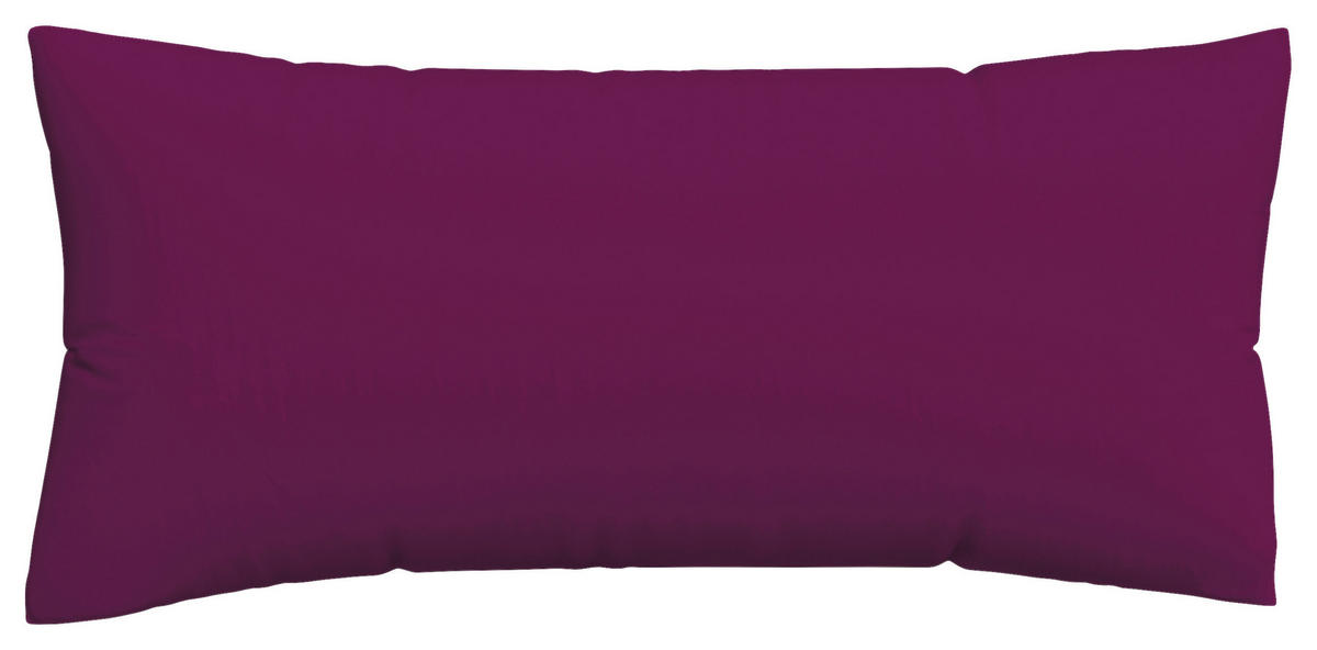 KOPFKISSENBEZUG KNITTED JERSEY 40/80 cm  - Violett, Basics, Textil (40/80cm) - Schlafgut