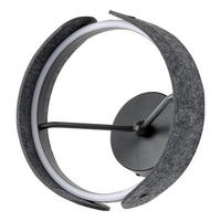 LED-WANDLEUCHTE 27,5/18,5 cm   - Dunkelgrau, Basics, Kunststoff/Textil (27,5/18,5cm) - Osram