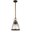 HÄNGLAMPA Elstead Hobson 24 /58.3 cm  - mässingsfärgad, Basics, metall (24 /58.3cm) - Elstead Lighting