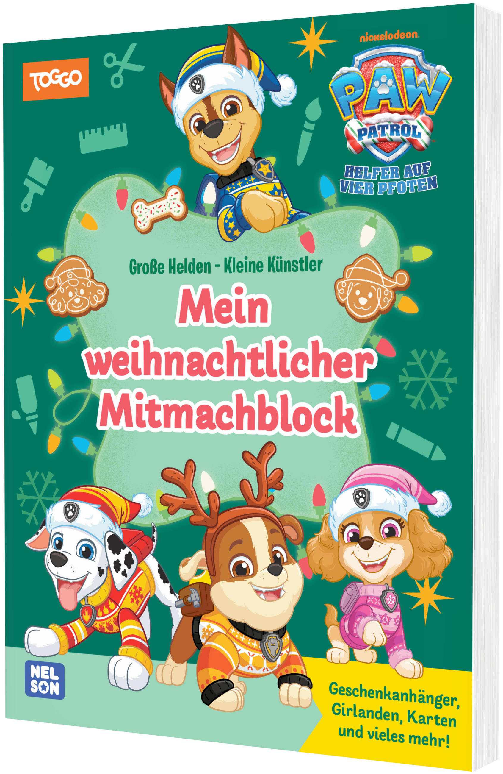 MITMACHBUCH PAW Patrol Mein weihnachtlicher Mitmachblock  - Multicolor, Basics, Papier (21/28/0,9cm) - Carlsen