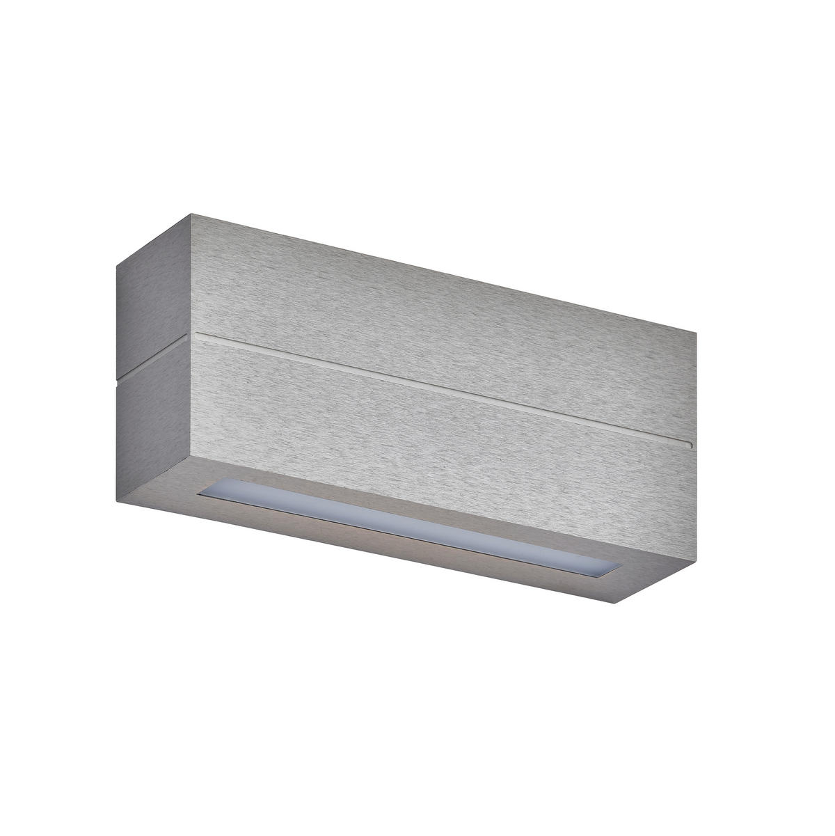LED-WANDLEUCHTE Aera 25/10/6,5 cm  - Nickelfarben, Design, Metall (25/10/6,5cm) - Grossmann