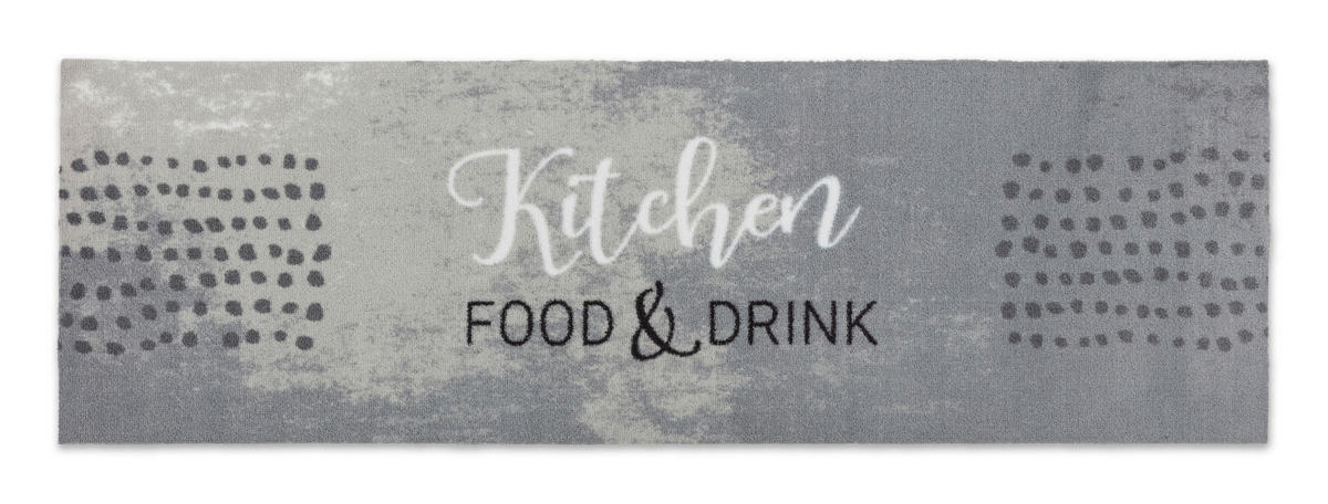 KÜCHENLÄUFER 50/150 cm Miabella Grau  - Grau, Basics, Kunststoff (50/150cm) - Astra