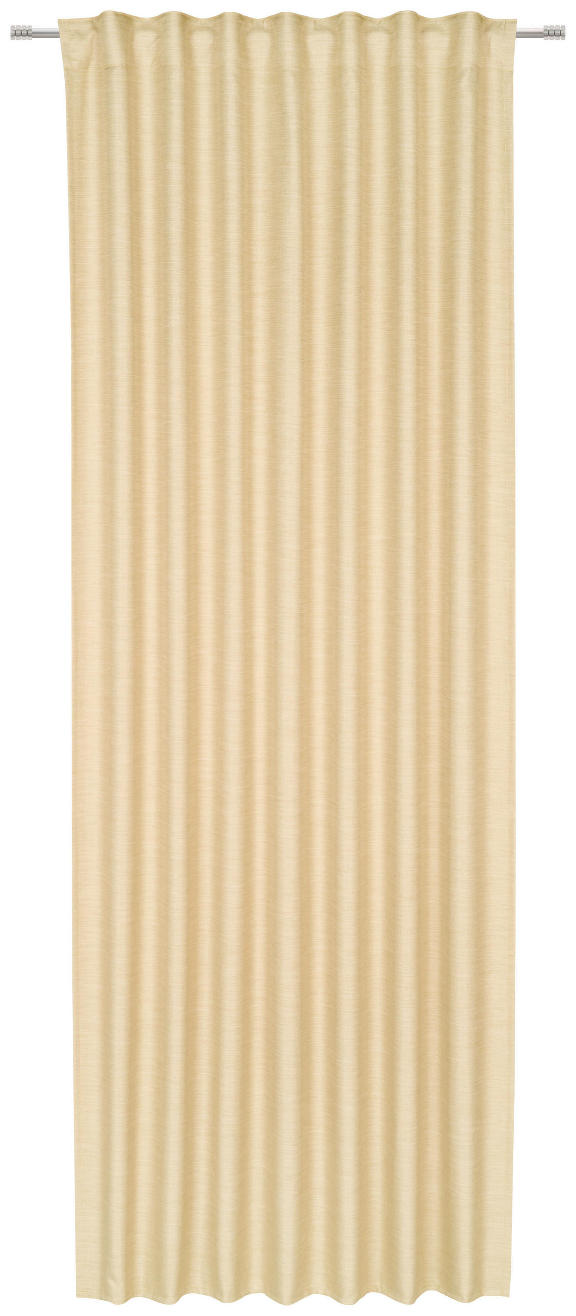 HOTOVÝ ZÁVĚS, neprůsvitné, 140/255 cm - žlutá, Basics, textil (140/255cm) - Novel