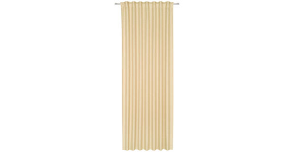 FERTIGVORHANG blickdicht  - Gelb, Basics, Textil (140/255cm) - Novel