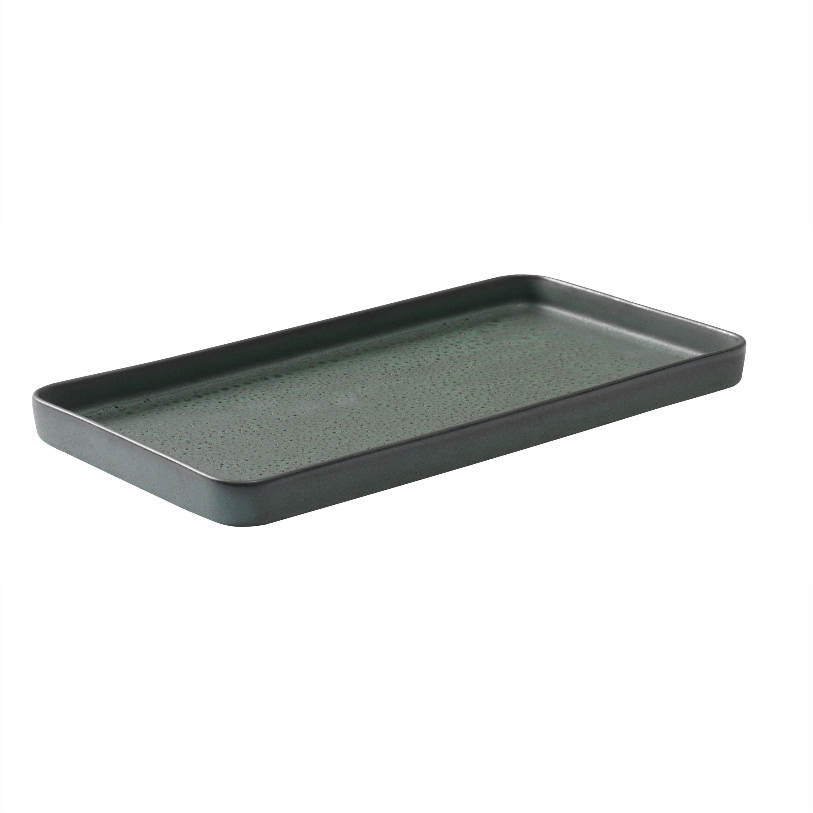 SERVIERPLATTE RAW 34 cm  - Grün, Basics, Keramik (34cm) - Aida